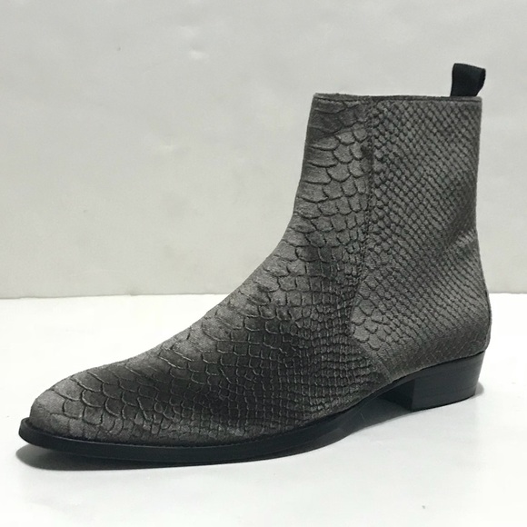 mens crocodile chelsea boots